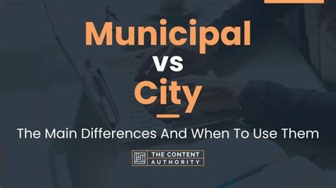 municipality vs city